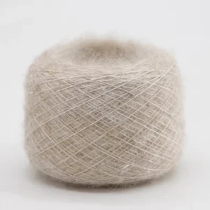 1 14NM Elastic Wool Yarn 54%Recycle Polyester 38%Acrylic 5%Wool 3%Spandex Knitted Sweater Yarn Factory in Stock Blended Yarn