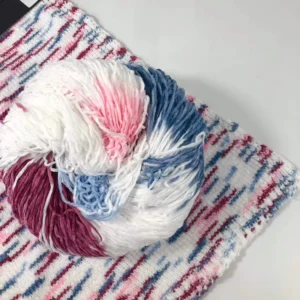 1 4.5nm Chenille Yarn Space Dyed Colorful Chenille Velvet Yarn 100% Polyester Fancy Yarn