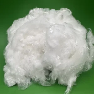 1.5D 38mm Raw White Staple Fiber 100% Polyester for Spinning Yarn Non woven Fabric Concrete Filling Material