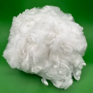1.5D 51mm Recycled White Staple Solid Good Bulkiness Low Impurity Stable Quality for Spinning Knitting Yarn