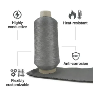 100*3 High Conductivity Anti static Heat Resistant RFID Shielding OE Spun Yarn for Sewing