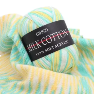 100% Acrylic Fancy Milk Cotton Crochet Cotton Hand Knitting Yarn