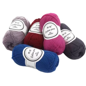 100% Baby Cotton Yarn Fancy Yarn for Hand Knitting
