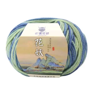 100% Baby Soft Wool Yarn Hand Knitting Dyed Multicolor High Tenacity Fancy Yarn for Crochet Sweaters