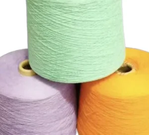 100% Bamboo Yarn 21S Light Green Knitting Sewing Weaving 100% Bamboo Yarn for Knitting With Factory Price