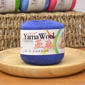 100% Bleached Linen Yarn Dry Spun Short Fiber Natural European Flax Ne 5/1 Certificate Open End System Weaving Blended Yarn