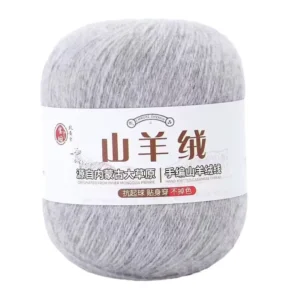 100% Cashmere Yarn Medium Thick Ball for DIY Hand Knitted Scarf and Baby Sweater for Knitting and Weaving