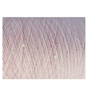 100% Cotton 2MM 3MM Sequin Yarn Dyed Fancy Yarn for Hand Knitting Multipurpose Paillatte