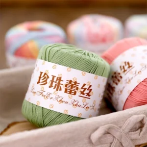 100% Cotton Hand Knit Clothes Shawl Crochet Yarn Dyed Fancy Yarn OE Recyclable