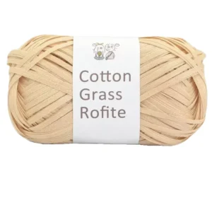 100% Cotton Lafite Grass Yarn Anti-Pilling Moisture-Absorbent Dyed Spun Fancy Crochet 5s Yarn Knitting Thread Hand