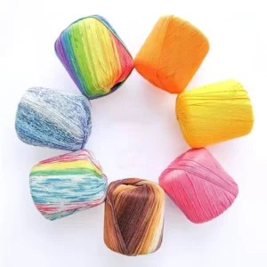 100% Cotton Pearl Lace Yarn Eco Fancy Yarn