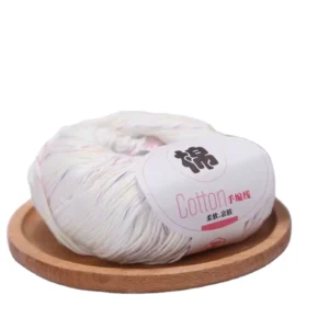 100% Cotton Soft 24NM/10 44color Orginic Combed Twisted Baby Yarn for Crochet and Hand Knitting Baby Sweater