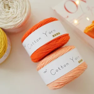 100% Cotton Thread 100g DIY Hollow Braided Yarn 1.5 2mm Dyed Pattern for Handbag Braiding Blended Yarn Project