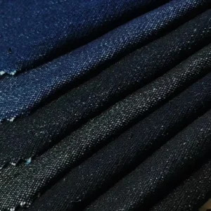 100% Cotton Warp Slub Denim Jeans Fabric Shrink-Resistant Breathable Comfort Stretch Twill Woven Yarn Dyed Pattern Weft PE