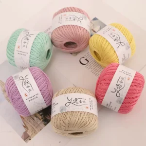 100% Cotton Yarn Crochet Yarn Cotton in Summer for Hand Knitting