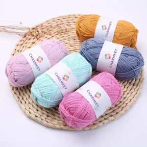 100% Cotton Yarn Super Soft Baby Yarn Handwoven Cotton Yarn