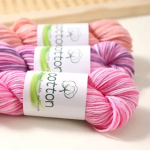100% Cotton Yarn Super Soft Silk Crochet Cotton Thread 50g Hand Knitting Sweater