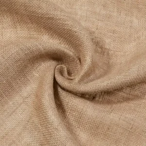 100% Eco friendly Jute Fabric Hessian Cloth Material Waterproof Woven Medium Weight Customizable Yarn Pillow Curtain Stylish