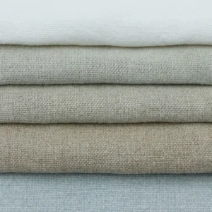 100% Linen Fabric Organic Richly Textured Upholstery for Curtain Sofa Pillow Cover Furniture Bag