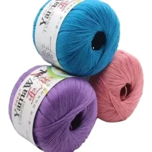 100% Linen Recycled Hand Knitting Yarn for Weaving Cotton Linen Yarn
