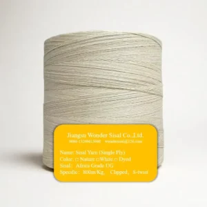100% Natural Sisal Fiber 3 Strands Twisted Cord High Tensile Sewing Grade Twine for Farm Binding Gift Pack Diy Handcraft
