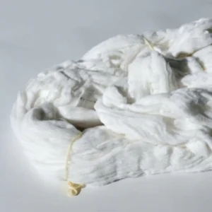 100% Nylon Fancy Feather Yarn Dyed White for Knitting Sizes 0.9 and 1.3CM