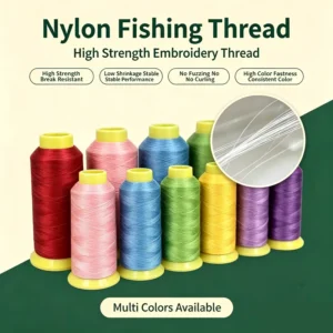 100% Nylon Monofilament 0.12mm Yarn