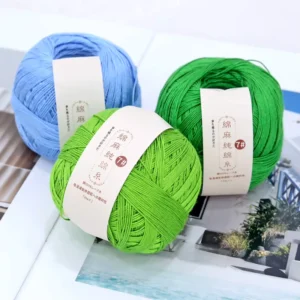 100% Organic Combed Ring Spun Cotton Yarn Anti-Pilling Fancy Dyed Yarn for Hand Knitting