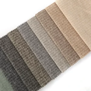 100% Organic Polyester Velvet Sofa Fabric Eco-Friendly Yarn Dyed Knitted Plain Bronzed for Furniture Upholstery