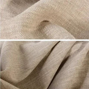 100% Organic Ramie 90gsm Woven Fabric for Clothing Plain Linen Cloth Design for Girls Dress