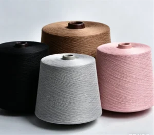 100% Polyester 32S Ring Spun Yarn High Strength Eco Friendly for Socks Machine Knitting