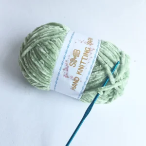 100% Polyester Chunky Chenille Yarn Hand Knitted Dyed Ring Spun Blended Yarns for Crochet Bags