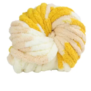 100% Polyester Core Spun Chunky Chenille Yarn High Tenacity Eco Friendly Soft Hand Knitting for Hot Selling Blankets