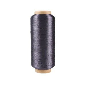 100% Polyester DTY 150D/48F Dope Dyed Ddb Yarn Black High Tenacity Anti-Pilling Moisture-Absorbent Eco-Friendly Anti-Bacteria