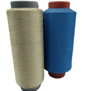 100% Polyester DTY 75D/2 Yarn High Intensity Multi Color Dope Dyed Textured Yarn for Hand Knitting