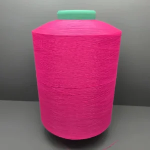 100% Polyester DTY Filament Yarn 300D 96F Oeko Tex Certified Anti Bacteria Flame Retardant Black Dope Dyed NIM SIM HIM