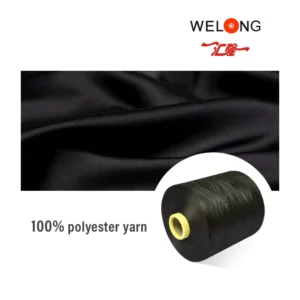 100% Polyester DTY Yarn 150D 48F Virgin Fiber Dope Dyed Filaments OEKO TEX Certified Antipilling for Socks