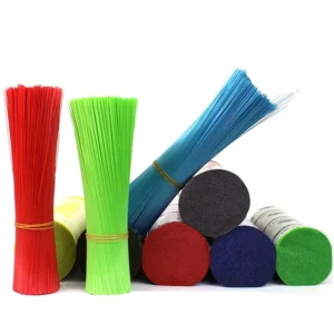 100% Polyester Dyed Colorful 0.12mm PBT Eyelash Filament for Hair Tooth & Bottle Brushes Embroidery Use