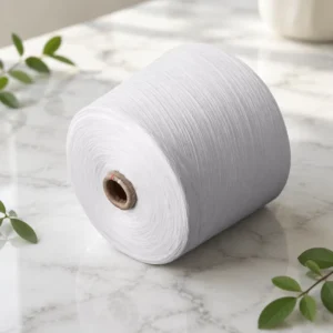 100% Polyester Eco-Friendly S-Twist 103 104 Raw White Closing Bag Yarn for Feed Rice Flour Fertilizer Sack or Woven Bag