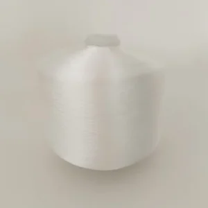 100% Polyester Embroidery Thread 108D 2 Plastic Tube Raw White for Knitting and Weaving