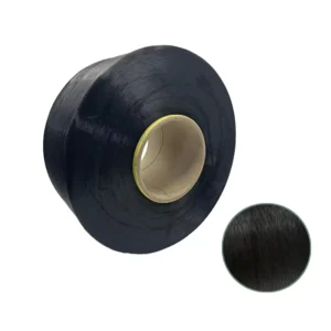100% Polyester Feather Yarn Inherent Flame Retardant Recycled Bleached Hand Knitting China 75D 100D 150D 300D Sizes