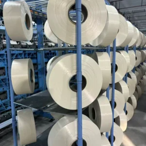 100% Polyester Filament FDY 150d Knitted Woven Webbing Universal Pattern Raw Sewing Embroidery Fancy Yarn for Textile Use