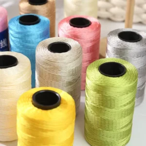 100% Polyester Fine Yarn 100g 230m OE Spun Anti Pilling Dyed Crochet Knitting Yarn for Hat Amigurumi 51 Colors Ready to Ship