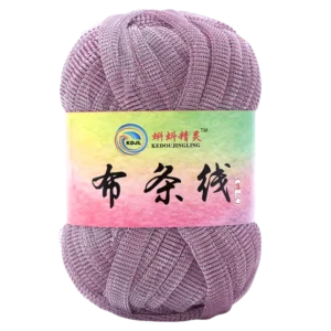 100% Polyester Gauze T Shirt Yarn 30 Yards Soft Ribbon Strips High Tenacity Low Shrinkage for Hand Knitting & Crochet