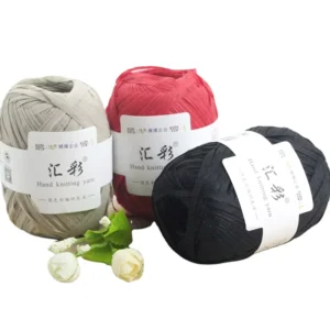 100% Polyester Hand Knitting Recycle Fancy Paper Yarn for Hat Bag