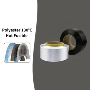 100% Polyester High Tenacity Hot Melt Yarn 130-150 Hot Fusible for Automotive Interior Use Sewing Raw Pattern OE Technics