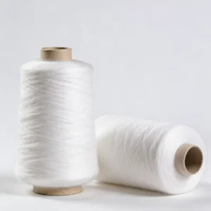 100% Polyester High Tenacity Ring Spun Yarn for Industrial Filter Fabric Raw White High Strength for Weaving