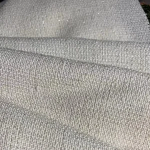 100% Polyester Jacquard Silver Metallic Look Geotextile Fabric Anti Pill for Girls Bride Dress Upholstery Sofa Toy Medium