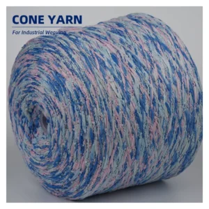100% Polyester Lantern Yarn 1Kg Weight High Strength Dyed Pattern