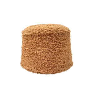 100% Polyester Non Shedding Half Velvet Yarn High Strength Single Sided Knitted Handmade Yarn for Home Clothes Hats Socks Dyed